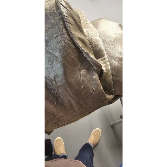 Davids Bridal Women 2 piece Event Dress Size 10 Gala MOB Formal Metallic  Mature - Picture 12 of 13